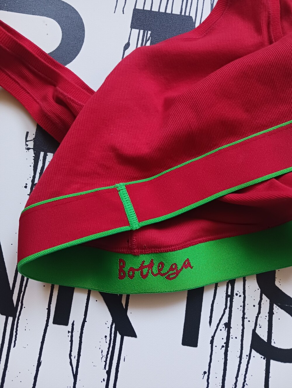 Bottega Veneta Skin Red Bra Size L - Picture 4 of 11